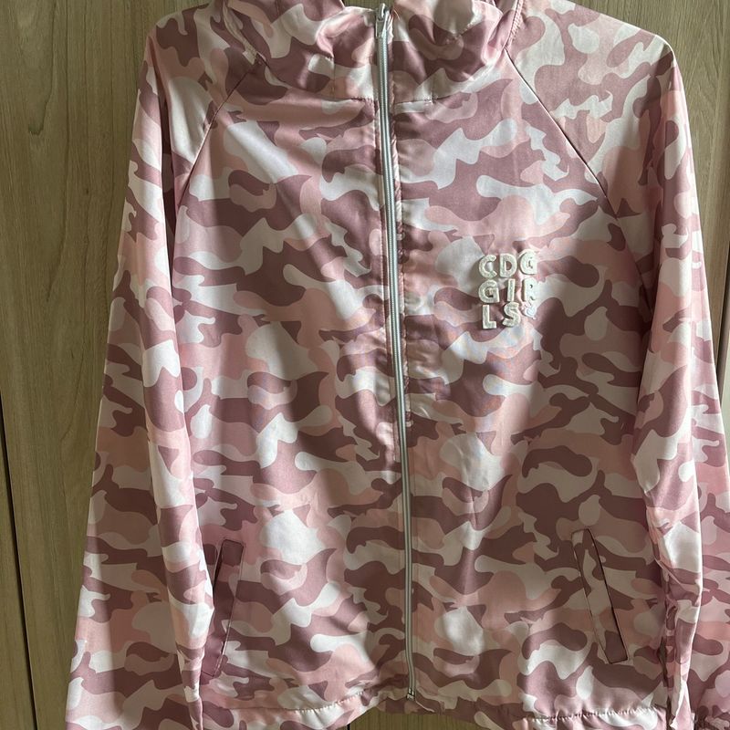 Casaco best sale camuflado rosa