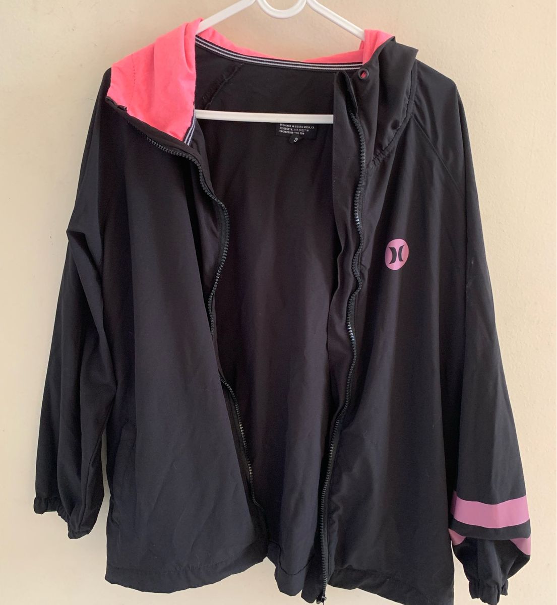 Corta vento hot sale feminino hurley