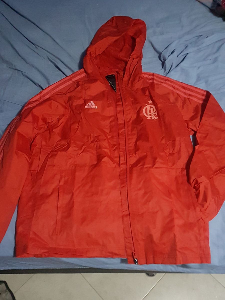 jaqueta corta vento adidas flamengo