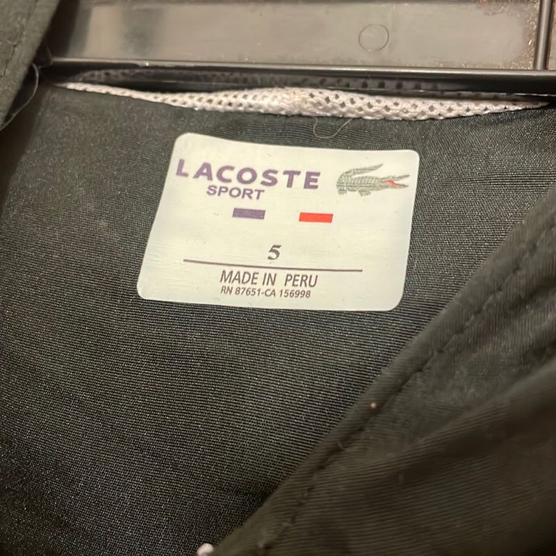 Corta vento hot sale lacoste peruana