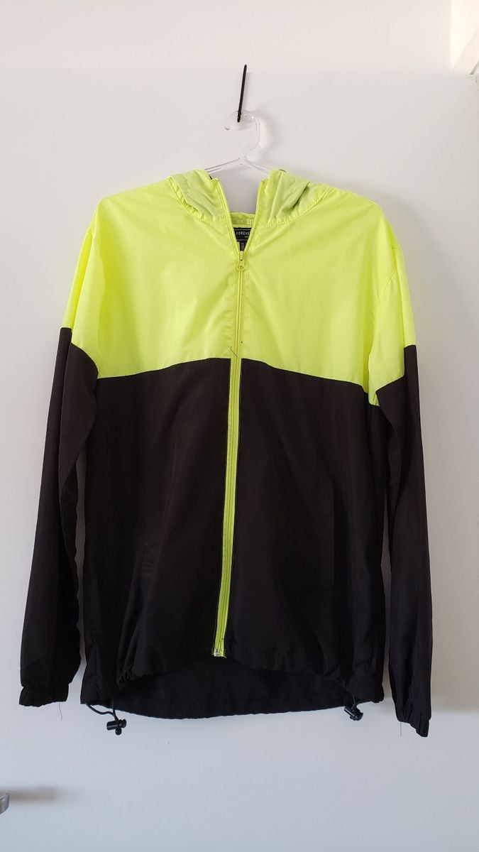 jaqueta neon masculina