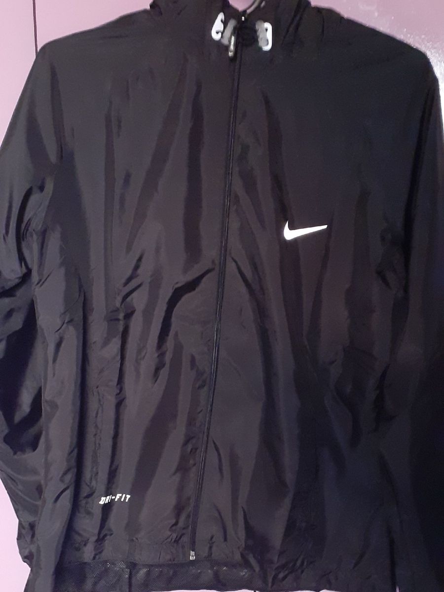 Corta vento nike preto hot sale masculino