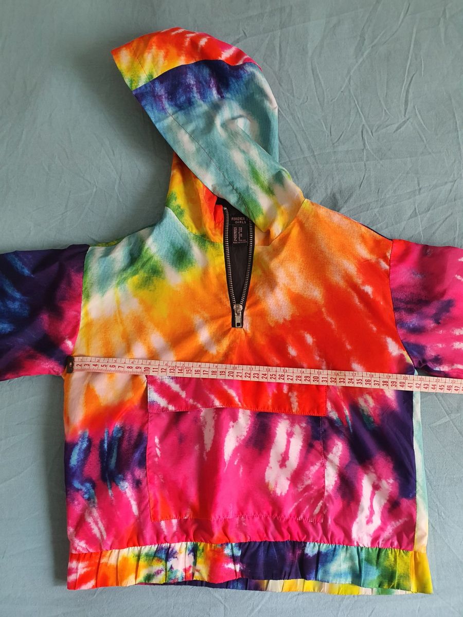 Tie dye windbreaker forever 21 deals