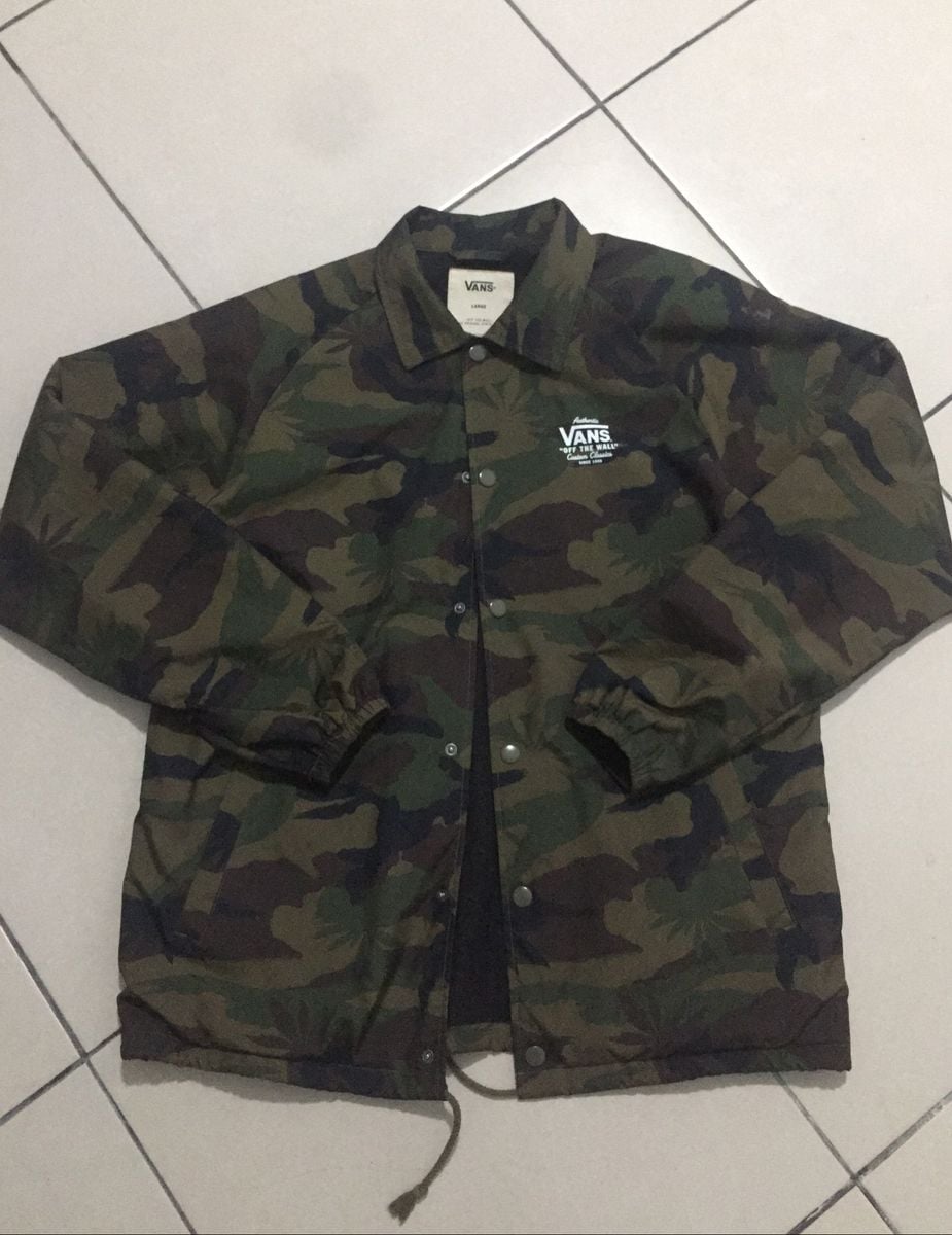 jaqueta vans camuflada