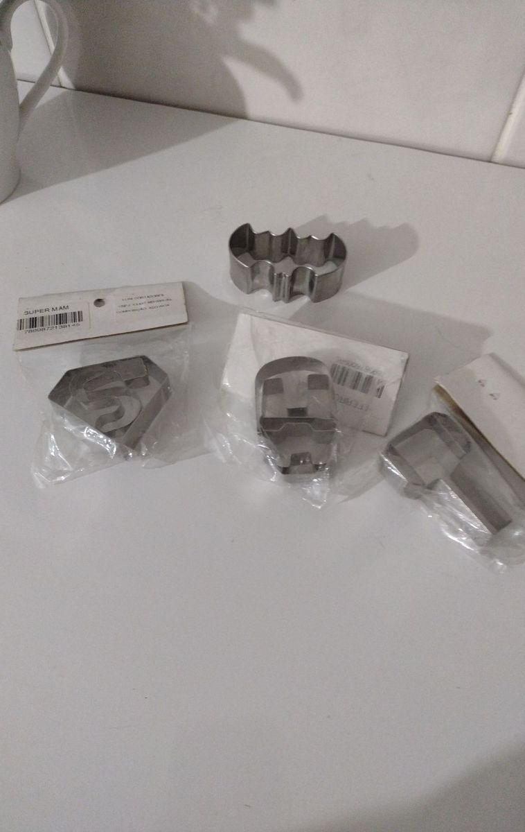 Cortadores de Biscoito Ou Pasta Americana Superman, Thor, Batman e Homem de Ferro Móvel de