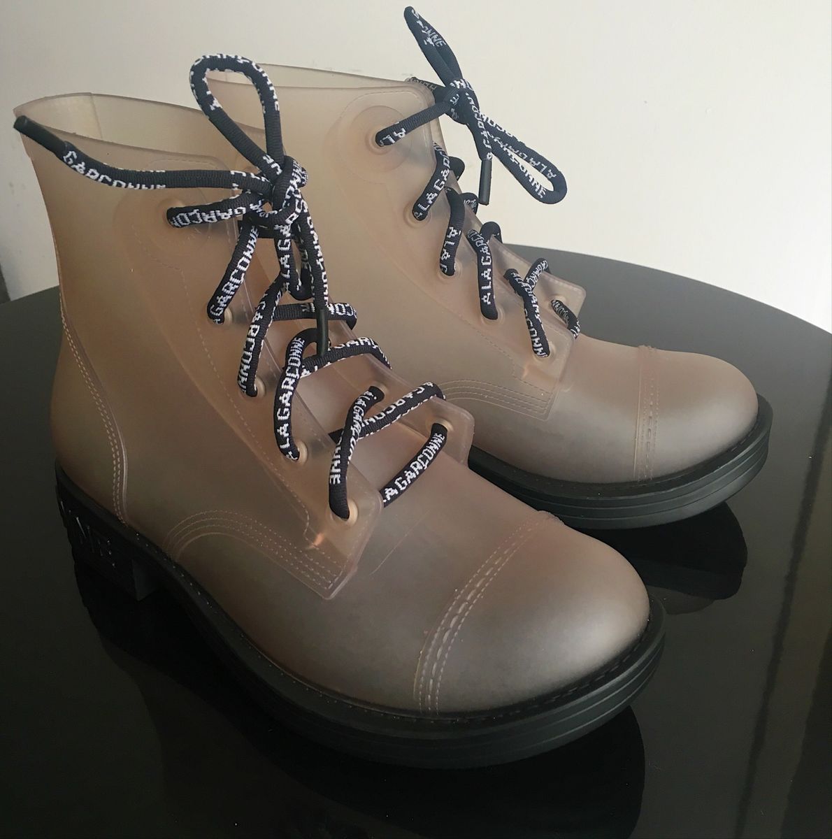 bota melissa transparente