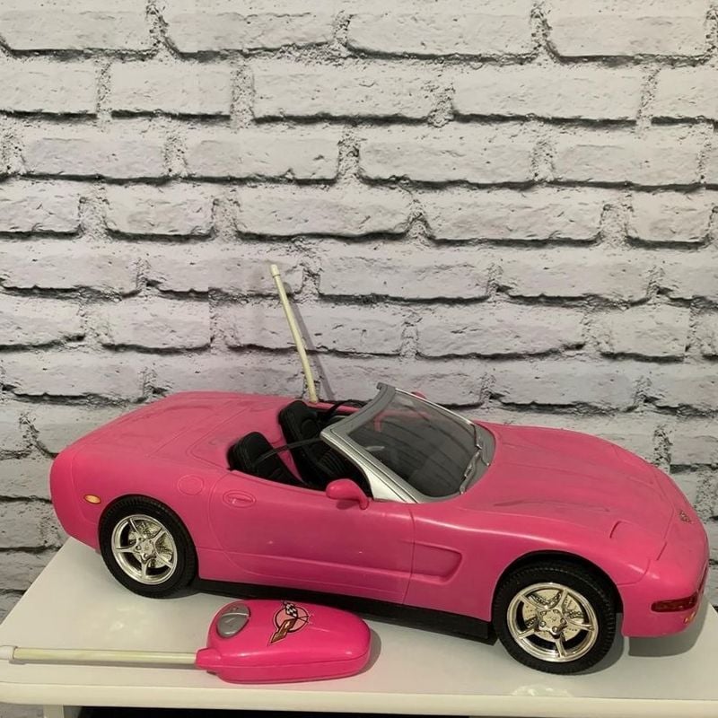 Barbie sales corvette car