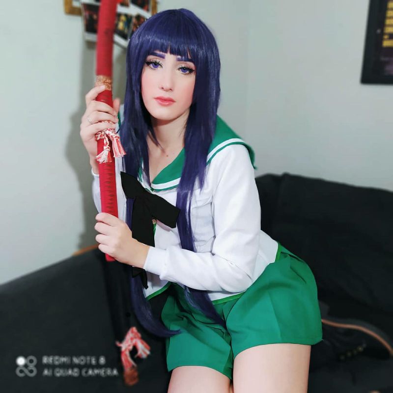 High school of the dead busujima saeko cosplay traje personalizado -  AliExpress