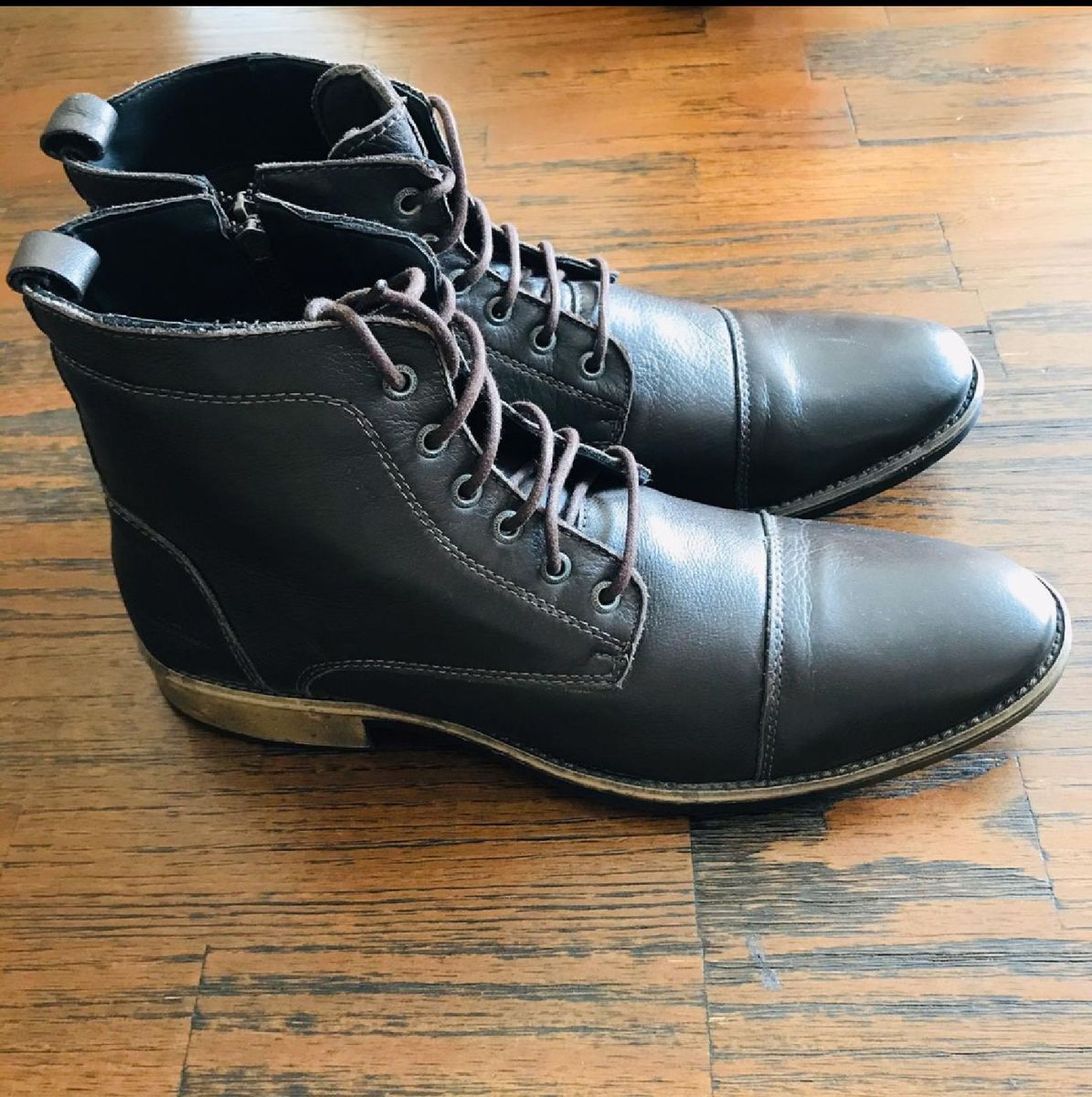 bota masculina acostamento