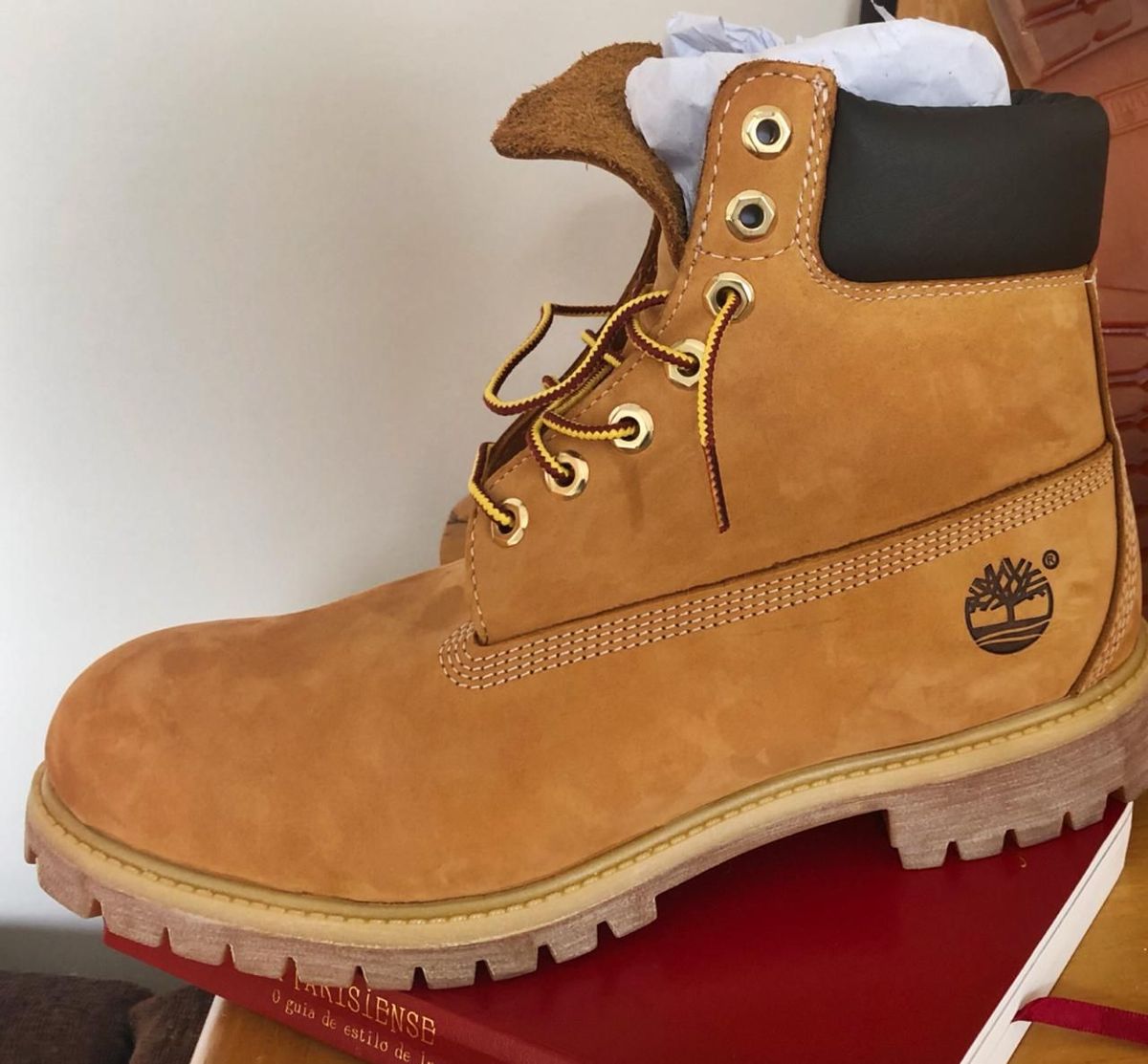 bota timberland brooklyn amarela