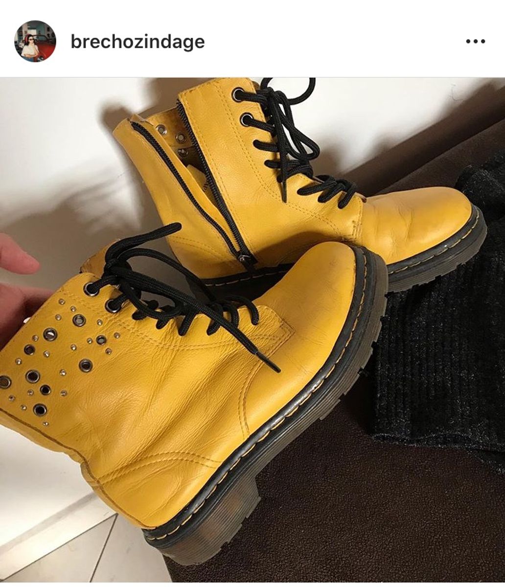 coturno amarelo cravo e canela