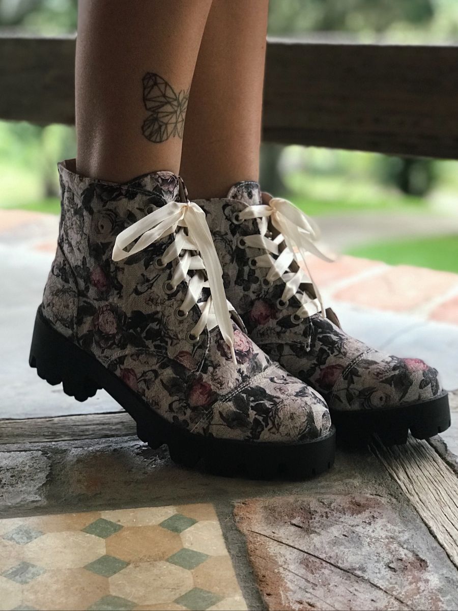 coturno estampado
