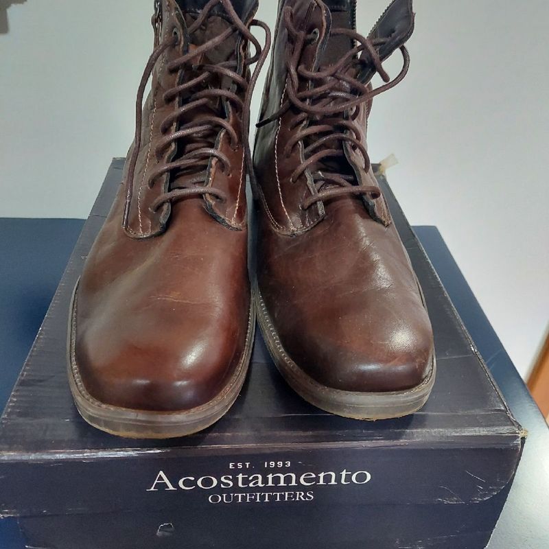 Coturno discount masculino acostamento