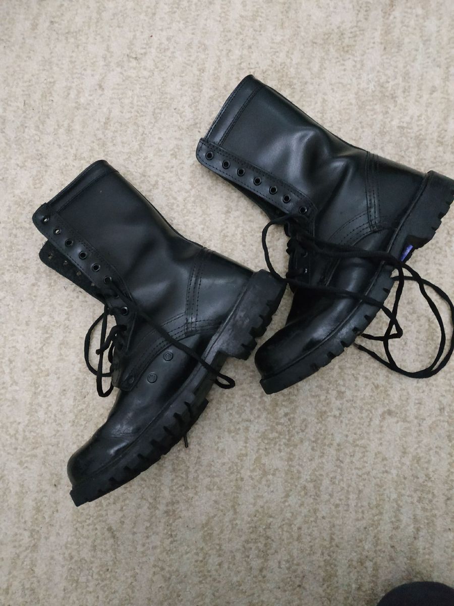 coturno militar masculino preto