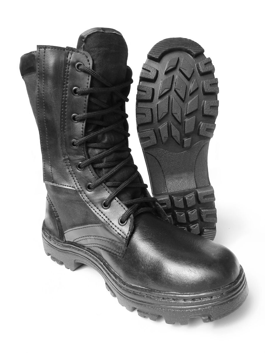 bota militar couro