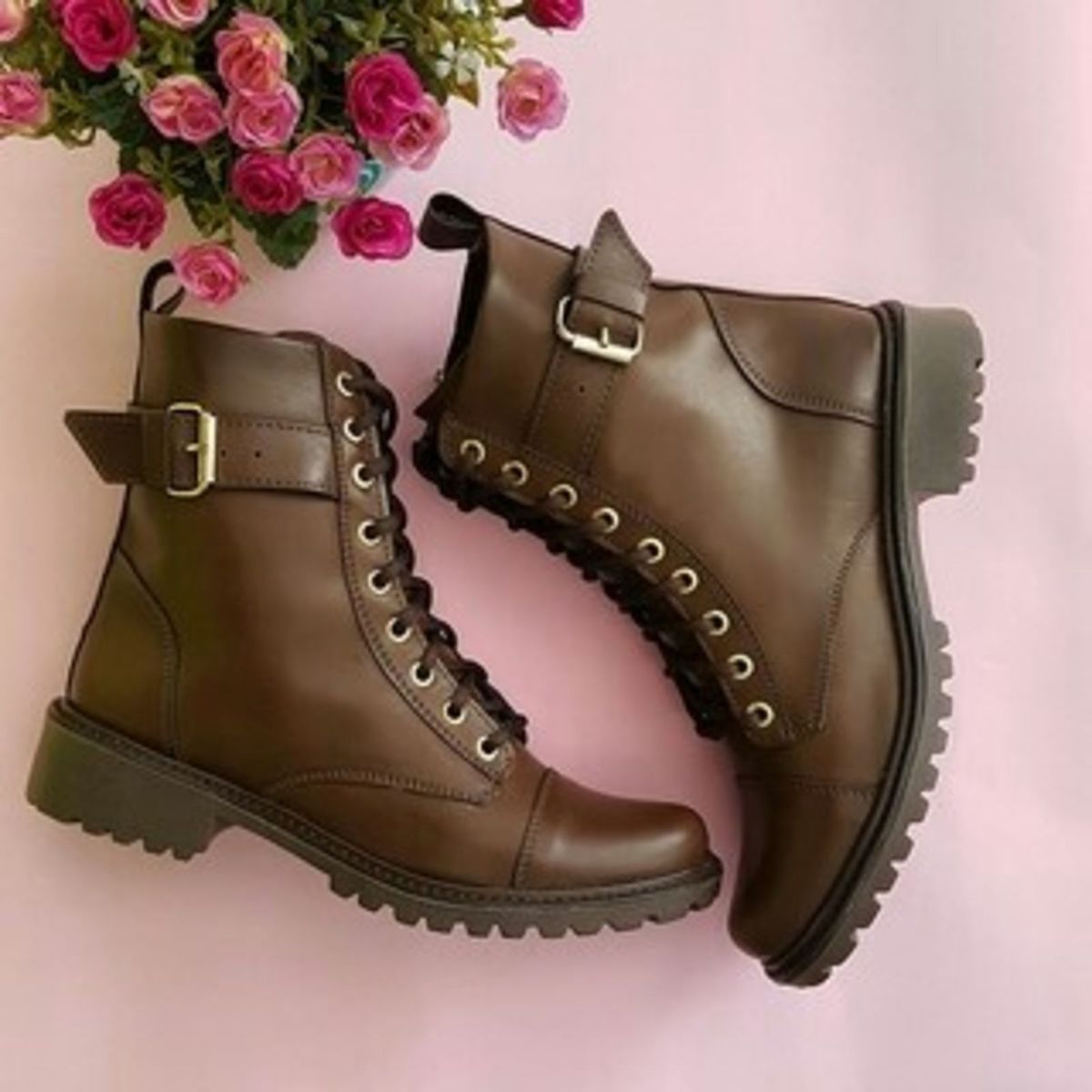 bota marrom santa lolla