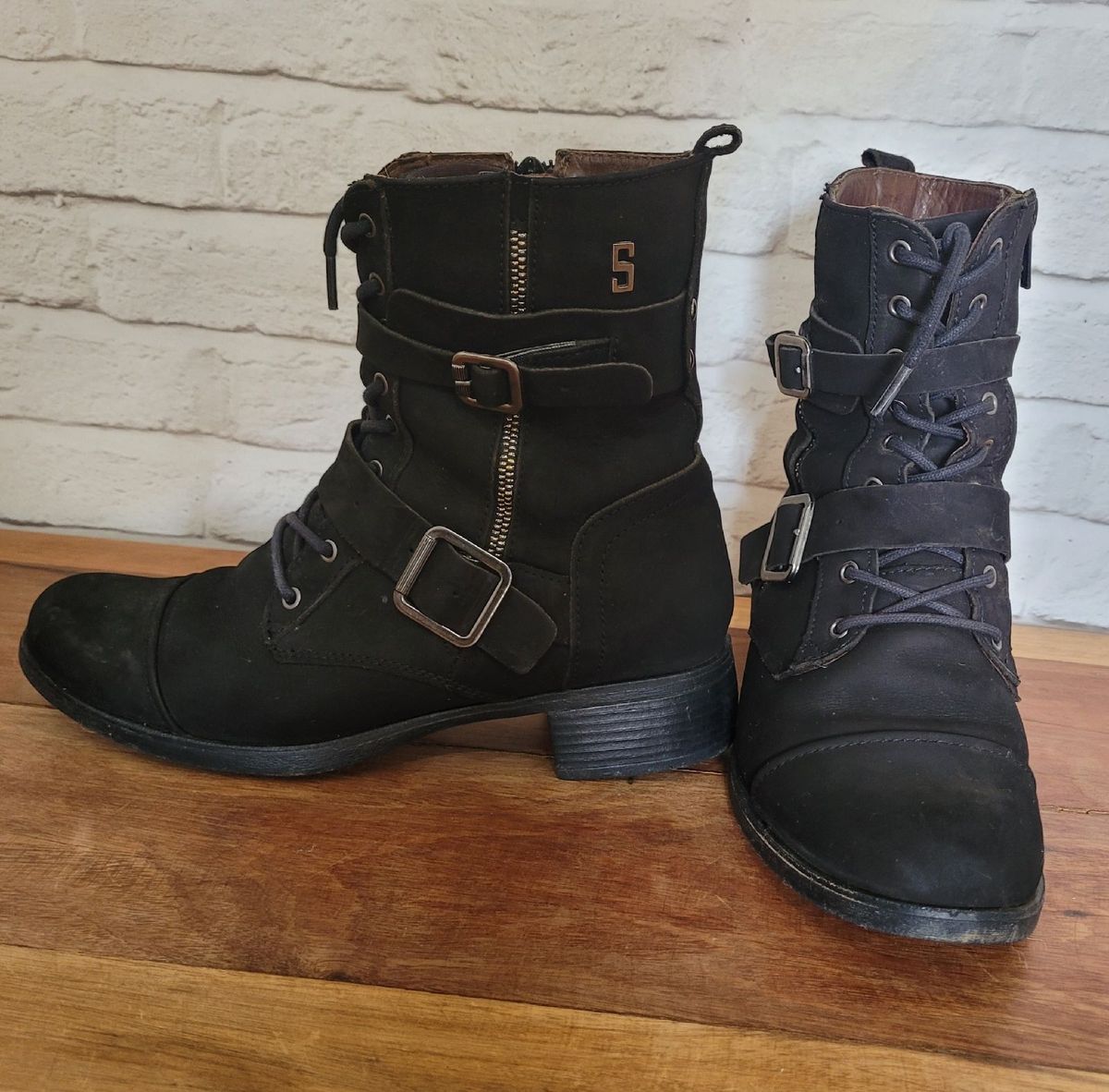 Bota best sale coturno stefanello