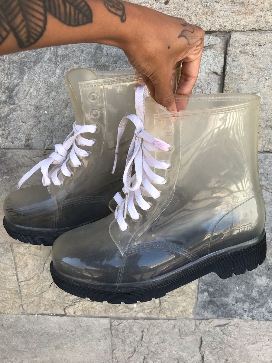 coturno transparente