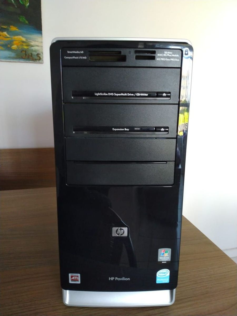 Cpu Hp Pavilion A6030br (usado) e Monitor Lg 17