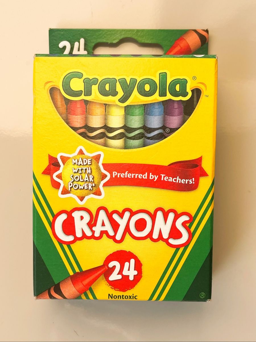 Giz de cera 24 cores crayola