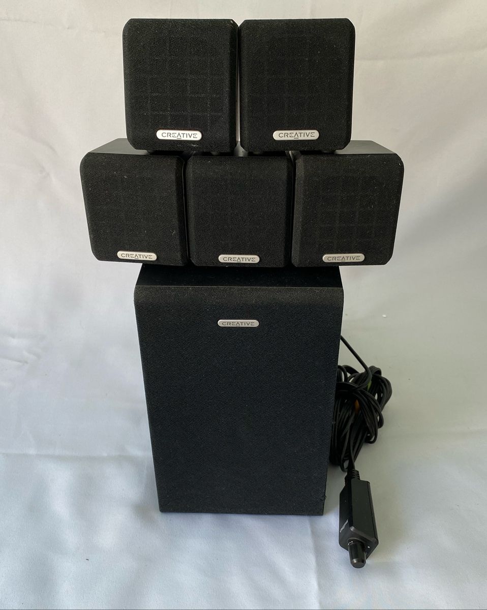 Creative Home Theater para Pc 5.1 Jogo de Computador Creative Usado