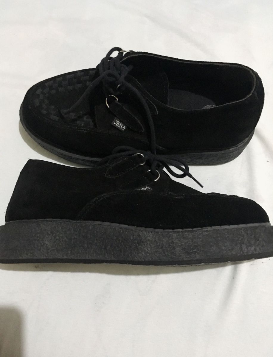 Creeper Camurça Vilela Boots Sapato Feminino Vilela Boots Usado 26787369 enjoei