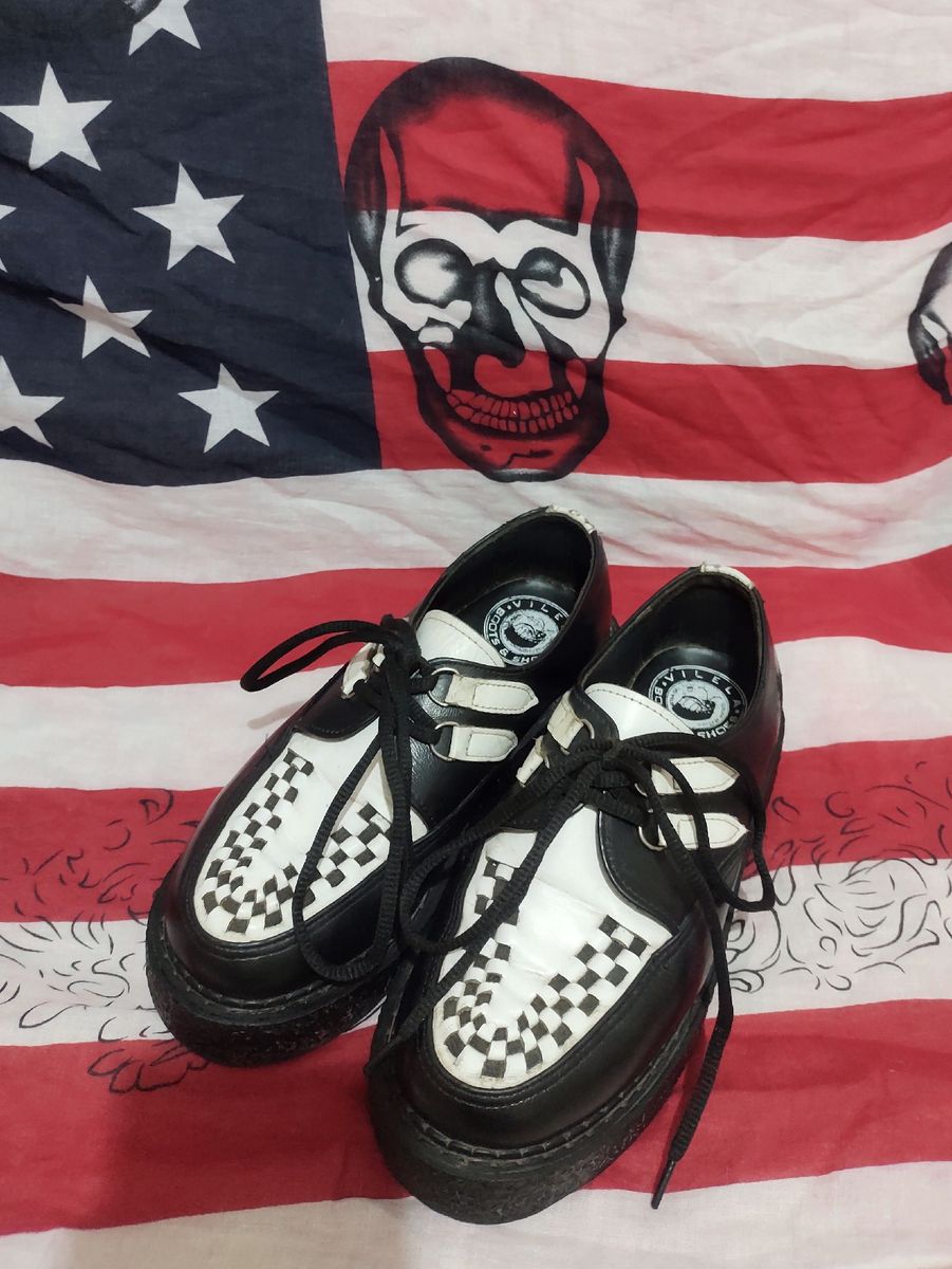 Creeper Vilela Boots Couro Legítimo Sapato Feminino Vilela Boots Usado 75049705 enjoei