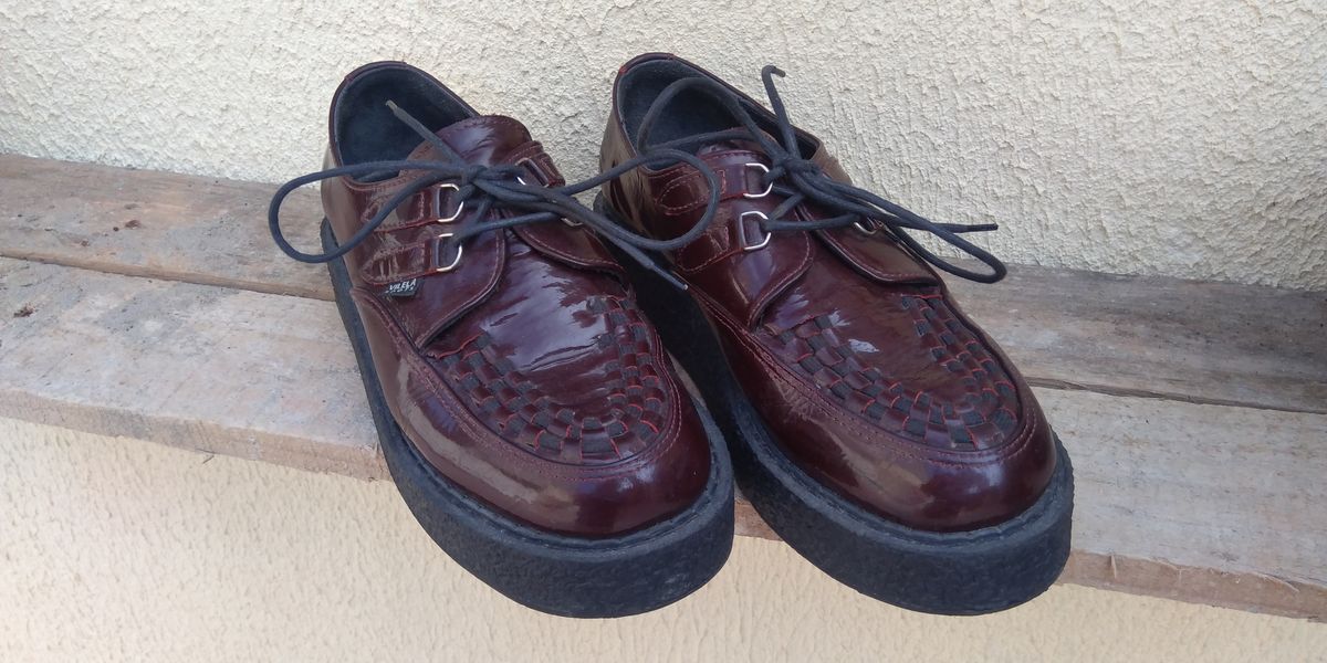 Creeper Vilela Boots Vinho Sapato Feminino Vilela Boots Usado 83009187 enjoei