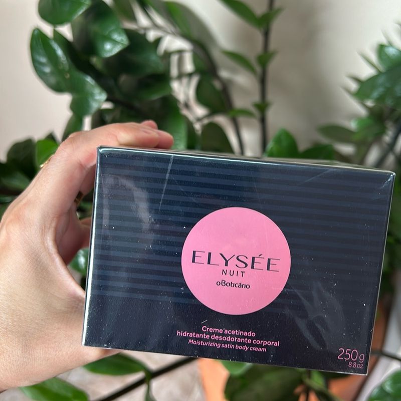 Creme Acetinado Elysee Nuit Creme Masculino O Boticário Nunca Usado  97139961 enjoei