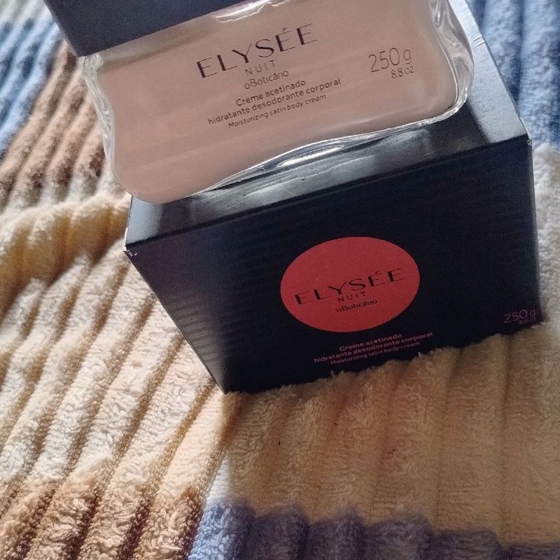 Creme Acetinado Boticario Elysee Nuit Combo Elysee Elysee Nuit