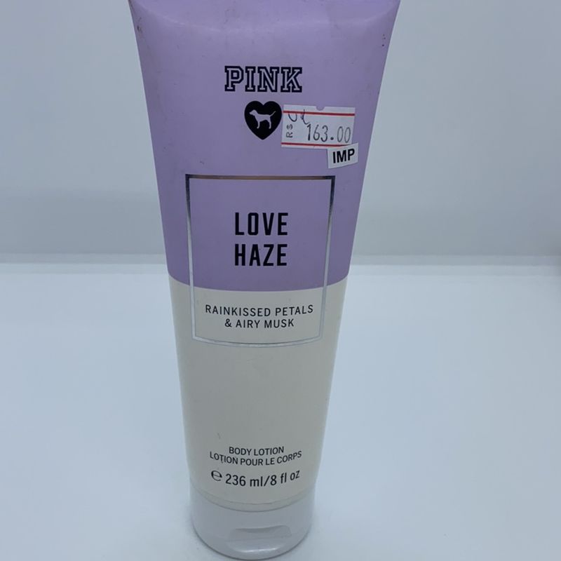 Creme Corporal Love Haze Pink Perfume Feminino Pink Nunca Usado