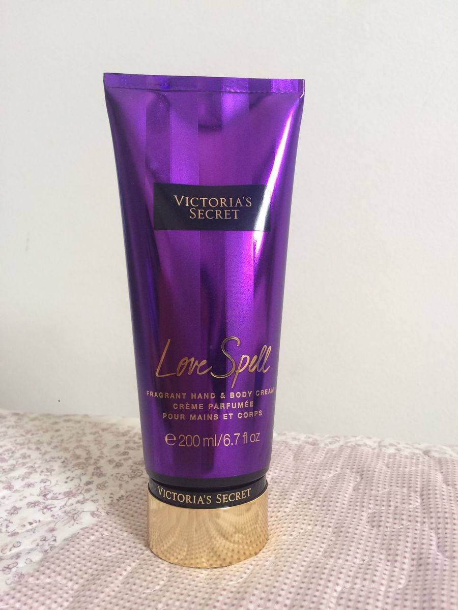 Creme Hidratante Da Victorias Secret Love Spell Cosmético Feminino Victorias Secret Nunca 