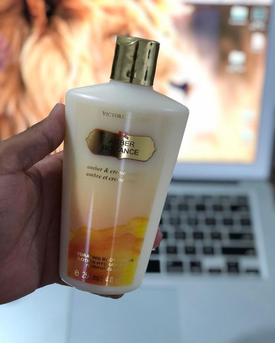 Creme Hidratante Para O Corpo Amber Romance Da Victorias Secret Cosmético Feminino Victorias 