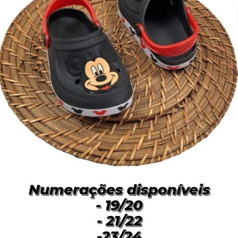 Crocs Babuche Sand lia Personagem Mickey Bebe e Infantil Cal ado Infantil para Beb Crocs Nunca Usado 90482647 enjoei