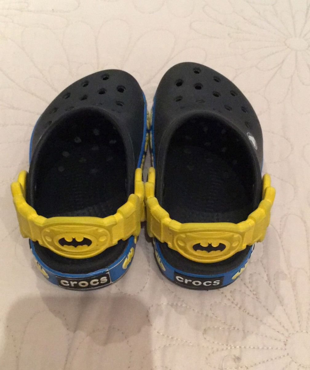 Crocs Batman Calçado Infantil Para Meninos Crocs Usado 18789546 Enjoei