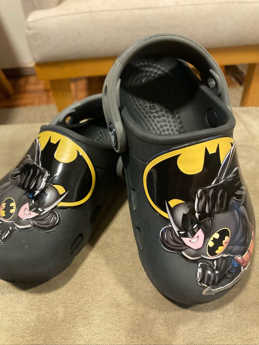 Crocs Batman Calçado Infantil para Meninos Crocs Usado 50889384 enjoei