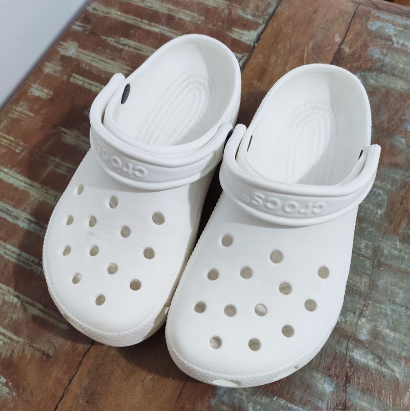 Crocs Branco Original | Sapato Feminino Crocs Usado 57414219 | enjoei