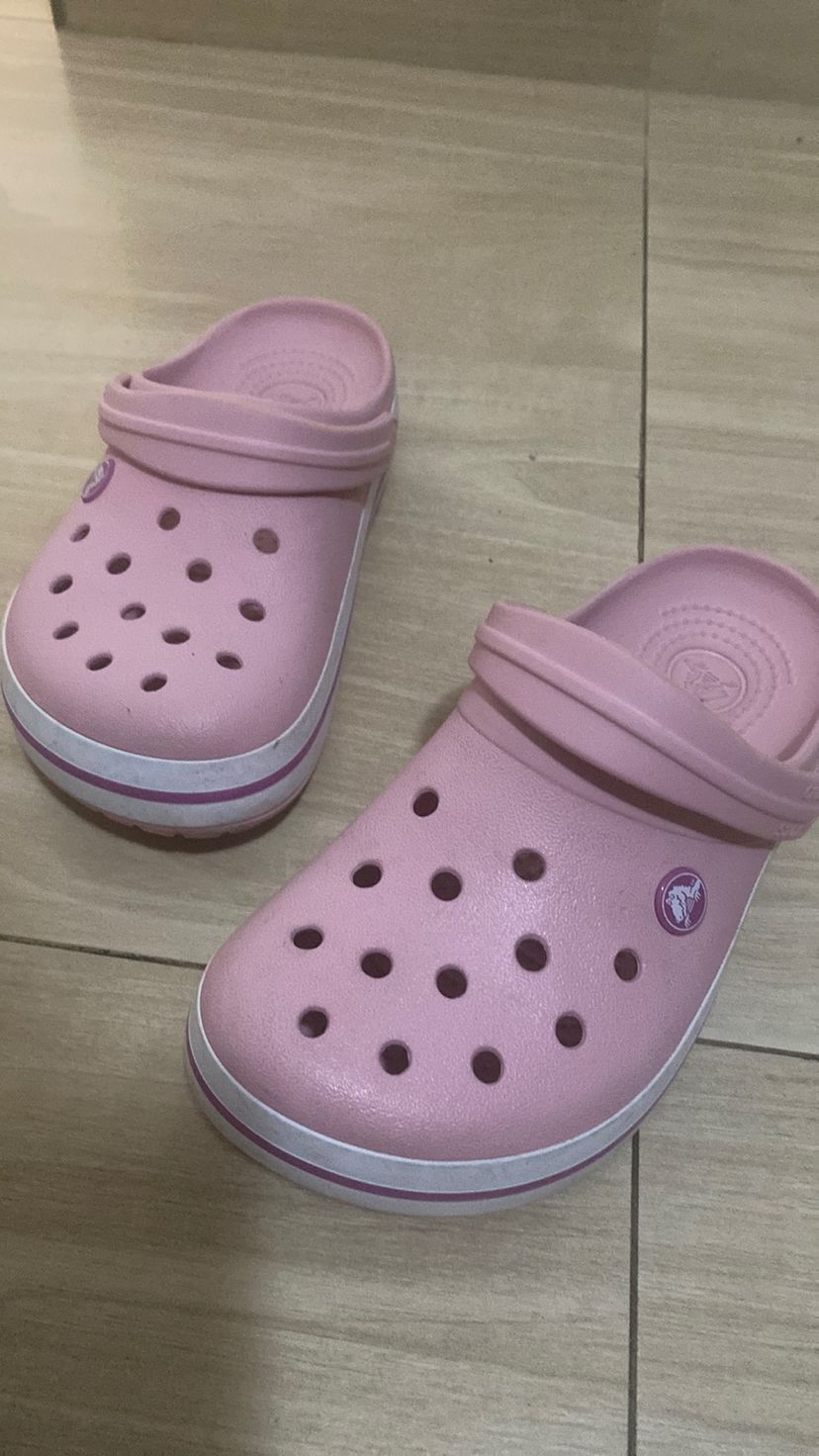 Crocs Crocband Rosa 35 M4 | Sandália Feminina Crocs Usado 84576746 | enjoei