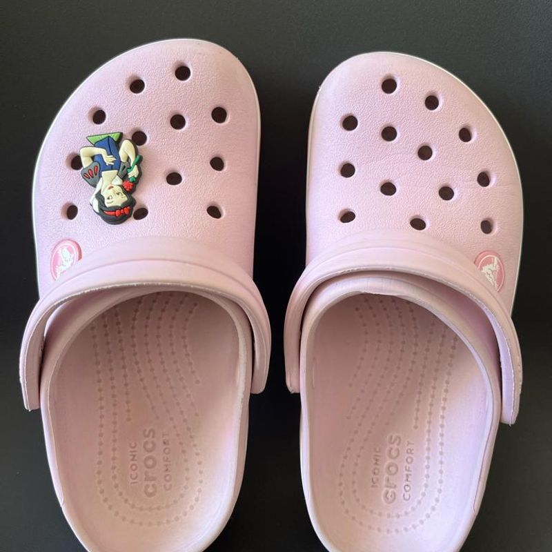 Crocs Infantil Icônic Comfort C12 Corresponde Ao Número 30 No Brasil  Muito Bem Conservado Calçado Infantil para Meninas Crocs Usado 95682917 