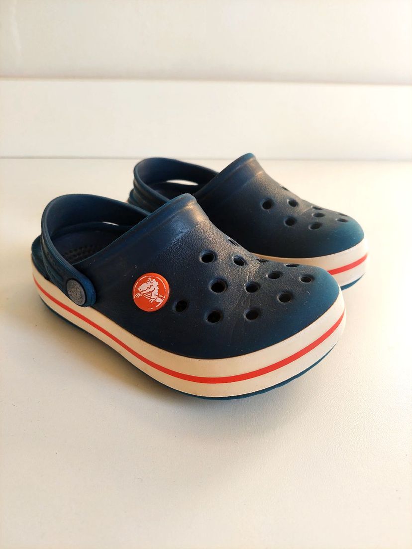 Crocs Original Azul 22/23 | Calçado Infantil para Meninos Crocs Usado  83742251 | enjoei