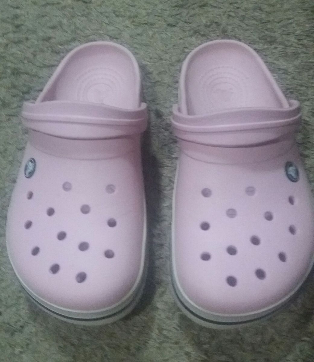 Crocs Original Rosa Claro, Fabricado No México.tam. Equivale Ao Nr. 37 ...