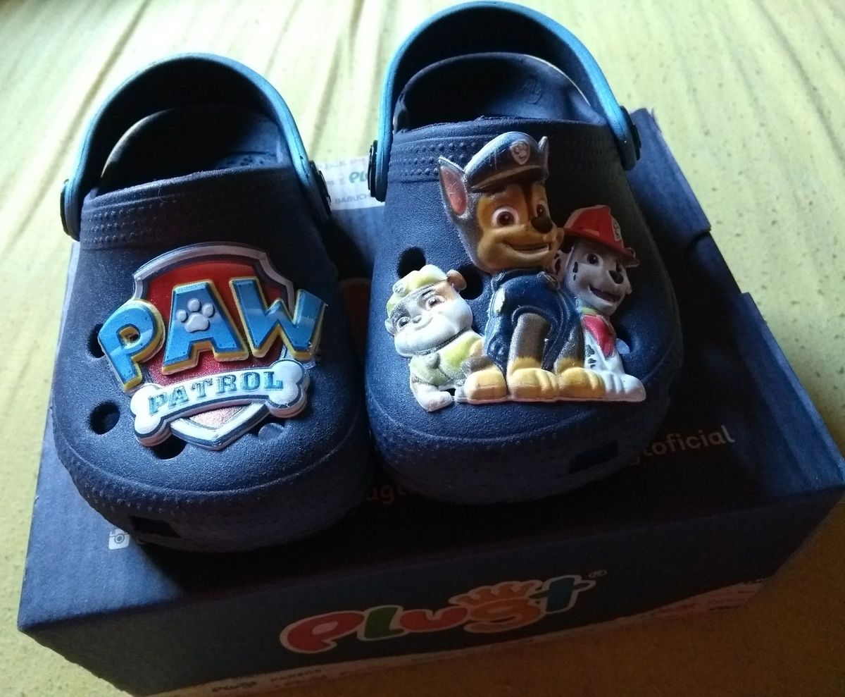 calçado infantil patrulha canina