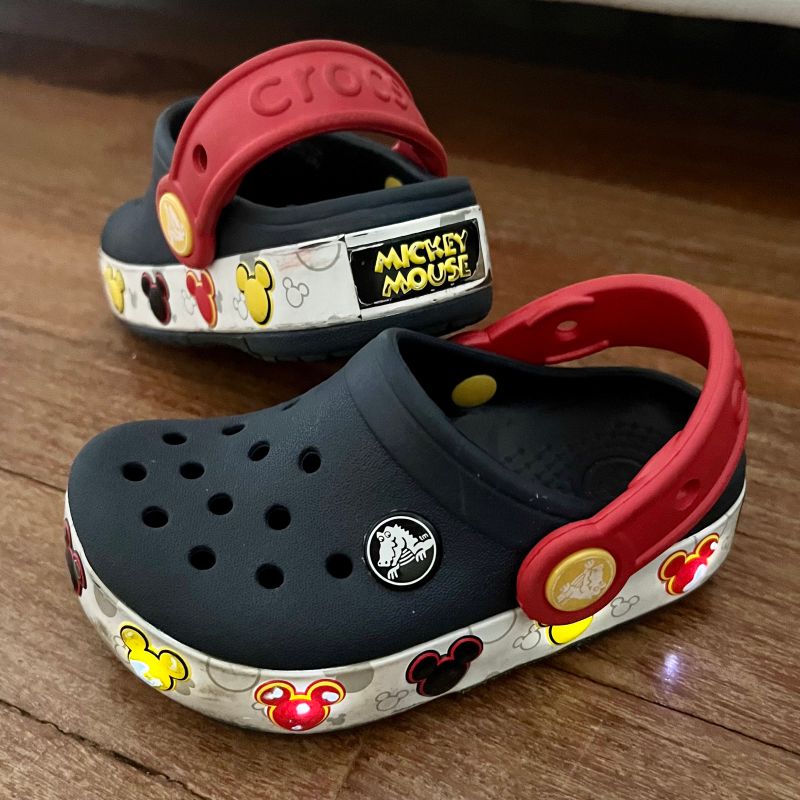 Black Mickey Mouse Crocs, Crocs Mickey Mwnino, Micky Mouse Crocs