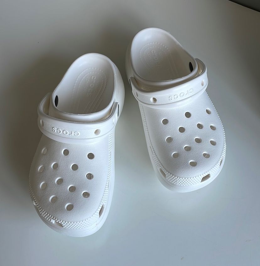 Crocs Plataforma Branco | Sapato Feminino Crocs Nunca Usado 77245632 |  enjoei