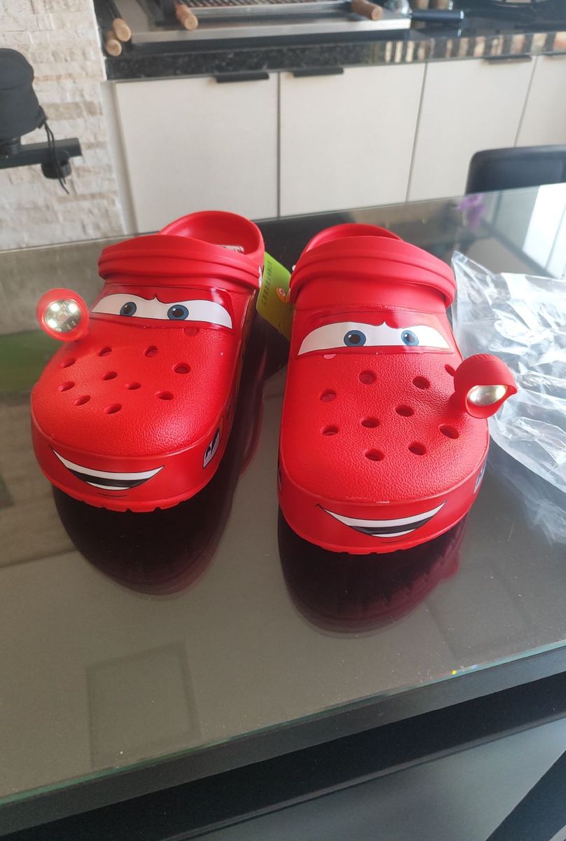 Crocs Relmpago Mcqueen Marquinhos Masculino 43 com Luzes Removveis ...