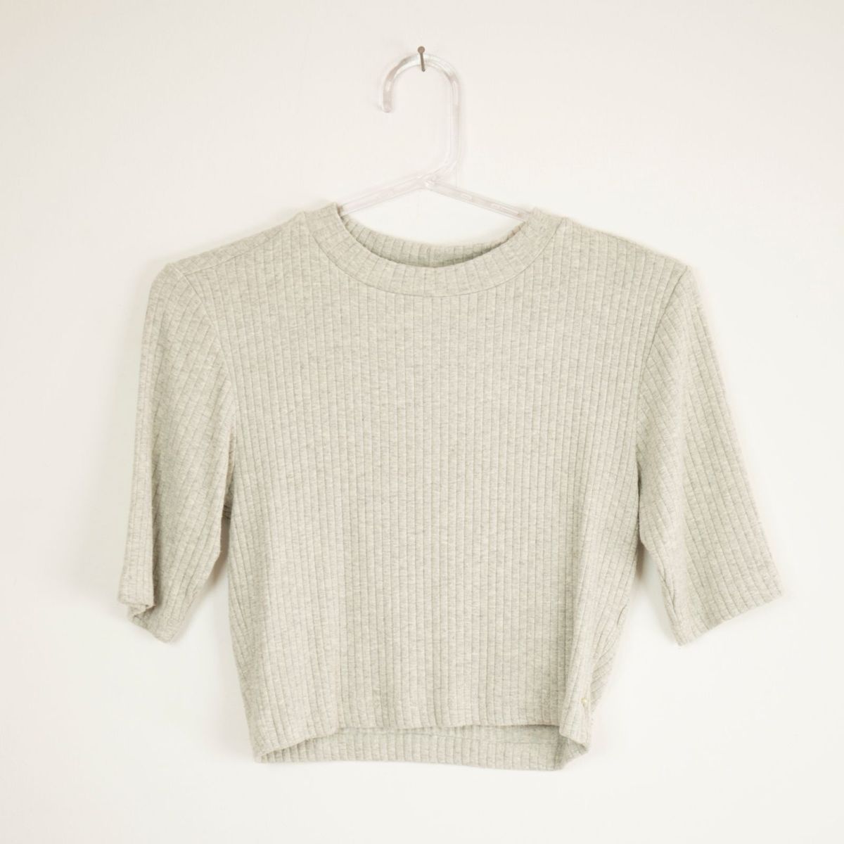 cropped cinza - blusas renner