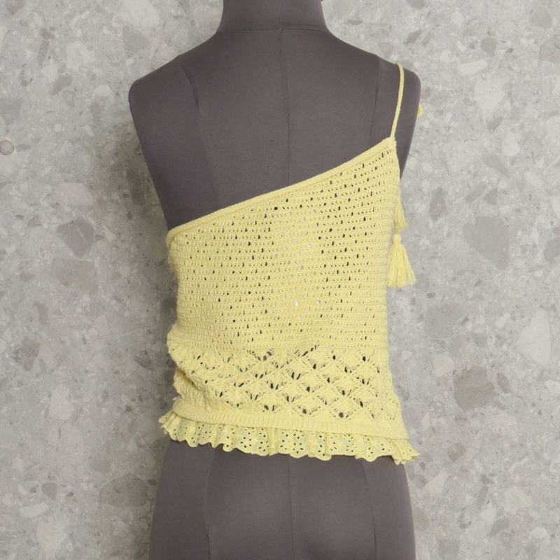 Blusa Zara Tecido Amarelo Original - ZUZ176