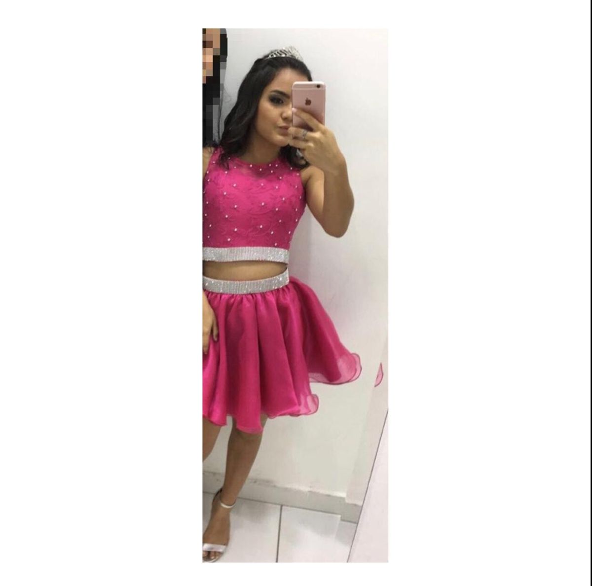 Saia e hot sale cropped 15 anos