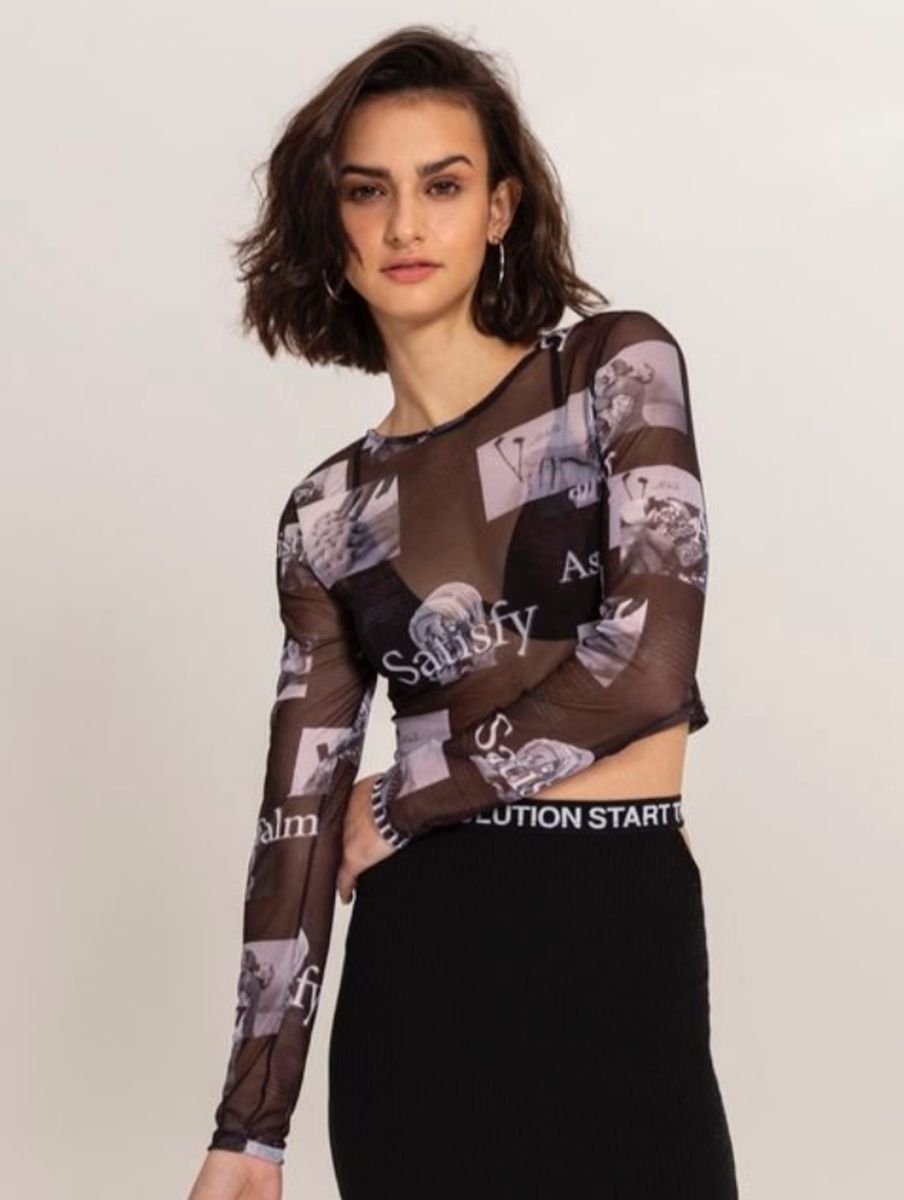 blusa estampada renner