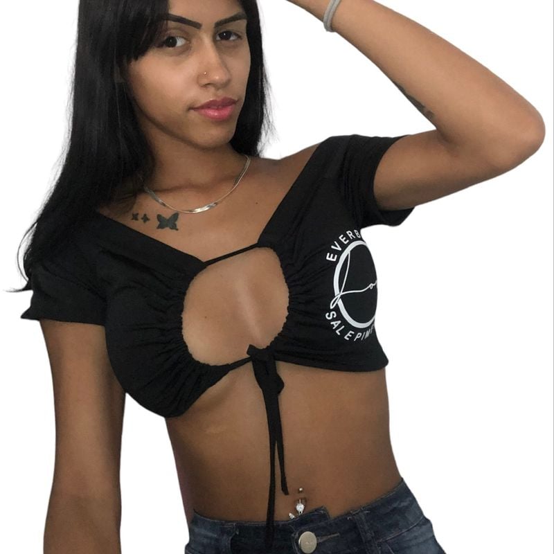 Cropped Sal Roupas Da Sal E Pimenta Para Revender Cropped Blusinha